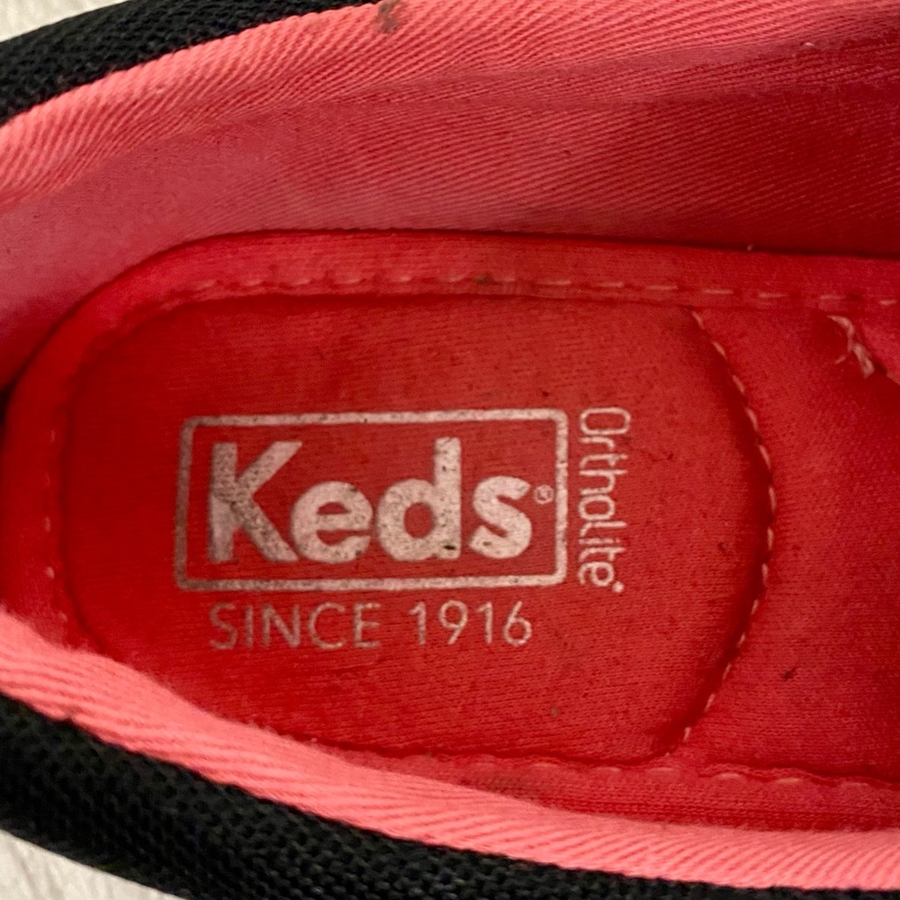 Keds Vollie LTT Black Canvas Lace Up Sneakers Women’s Size 8 - Picture 7 of 12